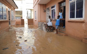 Some residents in Accra are counting their losses as their homes got flooded