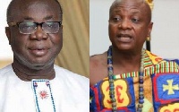 Freddie Blay, National Chairman of NPP and Togbe Afede XIV