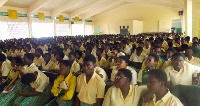 Students at Aburi Girls SHS