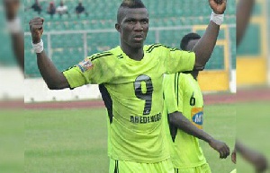 Hearts of Oak striker Abednego Tetteh