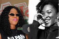 Mzbel with the late Ebony Reigns