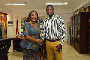Bill Asamoah and Catherine Afeku
