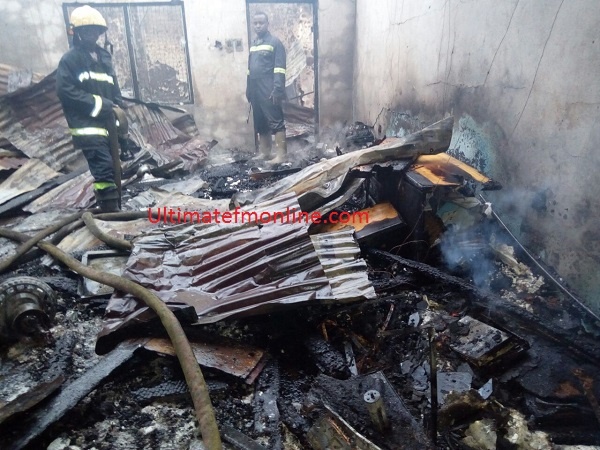 No casualty was recorded but properties worth millions of Ghana cedis have been lost in the inferno