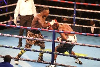 Bukom Banku was knocked out in the seventh round