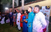 The newly elected executives of the University of Professional Studies, Accra alumni association