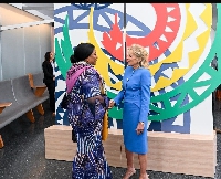First Lady, Rebecca Akufo-Addo and Dr. Jill Biden, First Lady of the US