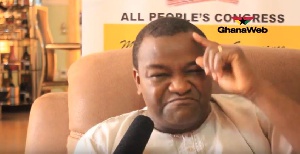 Hassan Ayariga, presidential nominee of the All Peoples Congress