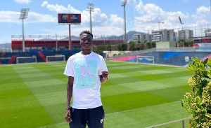 Hafiz Gariba is a new defender for Barcelona's youth team