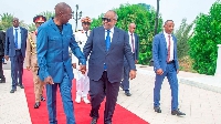 Kenyan President William Ruto received by his Djibouti counterpart Ismail Oguelleh at the presidency