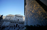 The Bank of England in Threadneedle Street, London