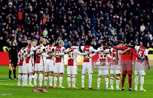 Dutch side Ajax honoured the memory of former player Abubakari Yakubu who died last week