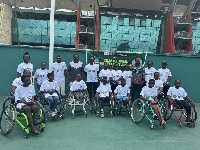 The National Wheelchair Tennis Juniors Training Camp was held in Accra