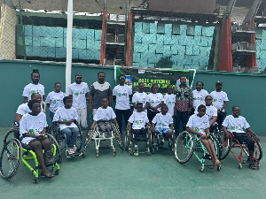 The National Wheelchair Tennis Juniors Training Camp was held in Accra The National Wheelchair Tennis Juniors Training Camp was held in Accra