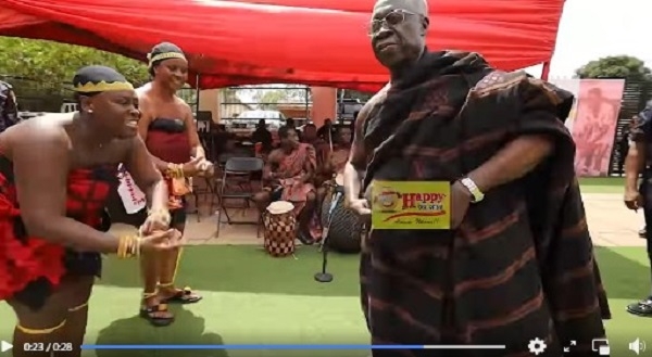 Yaw Osafo-Maafo on the dance floor