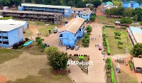 A bird's eye view of the Amaniampong Senior High School