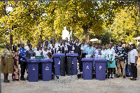 Among the products presented were solar ovens made with plastic