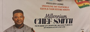 Ghanaian chef Ebenezer Smith, popularly known as Chef Smith