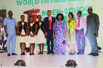 Students and the judges who participated in the competition