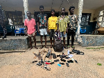 Five robbers jailed 195 years in Nsuta