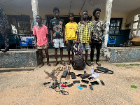 Five robbers jailed 195 years in Nsuta