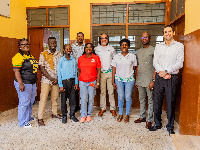 Telecel Ghana’s delegation together with programme partners visit a beneficiary school