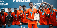 Accra Shooting Stars squad in a photograph