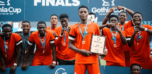 Accra Shooting Stars squad in a photograph