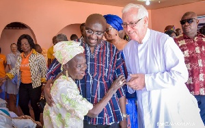 Dr. Bawumia was at the Weija Leprosarium to commemorate World Leprosy Day 2019