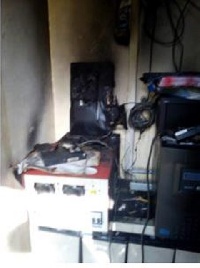Lots of gadgets were destroyed in the fire