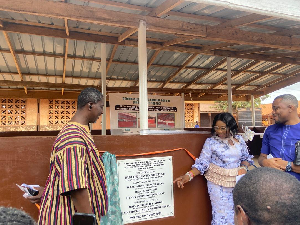 The facility was handed over to the Accra Metropolitan Education Directorate on behalf of the school