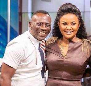 Akrobeto and Nana Ama McBrown