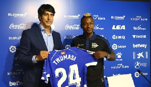 Patrick Twumasi will be wearing jersey number 24 at Alaves