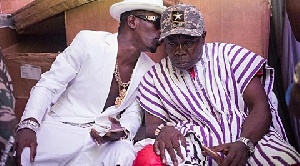 Shatta Wale and his father