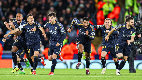 Watch how Real Madrid beat Man City in UEFA Champions League penalty