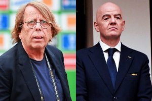 Former Black Stars coach Claude Le Roy and FIFA President Gianni Infantino Former Black Stars coach Claude Le Roy and FIFA President Gianni Infantino