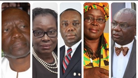 Some of the Ministers appointed by President Akufo-Addo