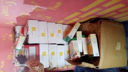 Some boxes of the alleged expired products