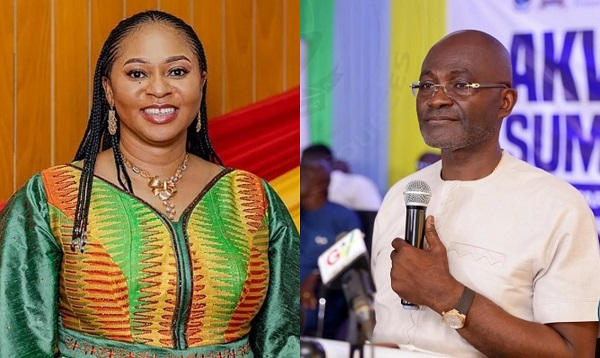 Kennedy Agyapong (R) and Adwoa Safo (L) have two children