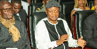 Bassek Ba Kobhio (without glasses) was a Cameroonian filmmaker and writer