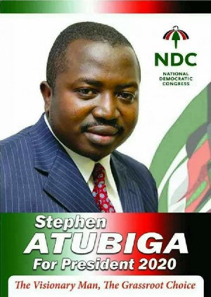 Stephen Atubiga, Flagbearer hopeful of NDC