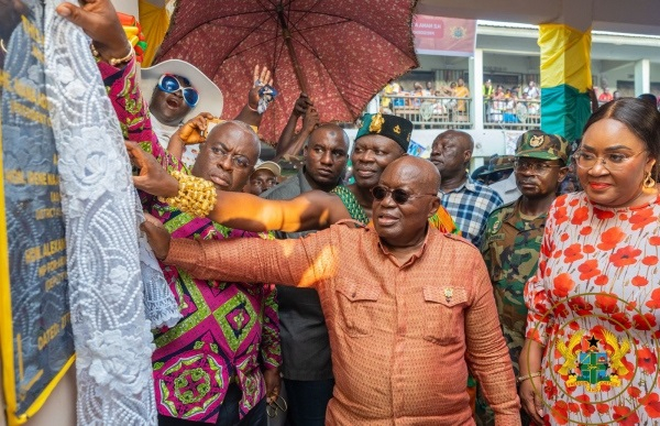 President Nana Addo Dankwa Akufo-Addo at the commissioning