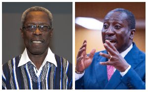 A photo collage of Dr. Tony Aidoo and Alexander Afenyo-Markin