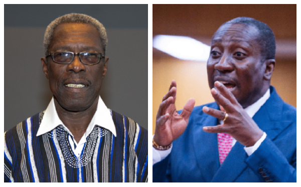 A photo collage of Dr. Tony Aidoo and Alexander Afenyo-Markin