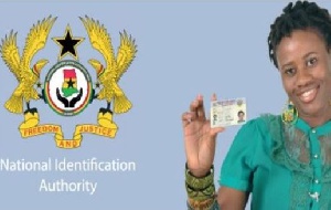 The National Identification Authority will spend  $1.22billion for the registration exercise