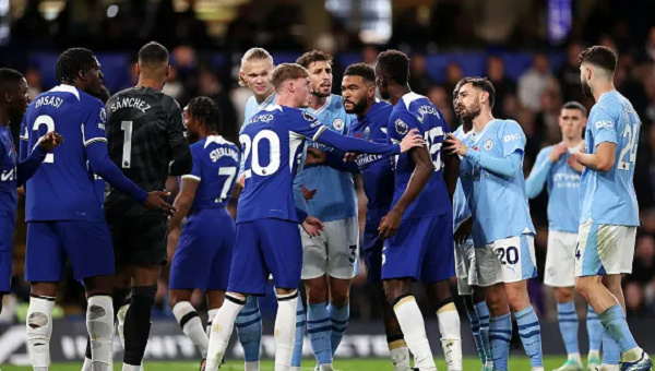Chelsea 4-4 Man City: Blues hold table-toppers to scintillating draw in crazy  game