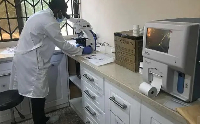 A medical laboratory science doctor at work