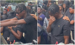 Watch as 'teary' Keche Joshua and wife pay last respect to Ama Endorsed