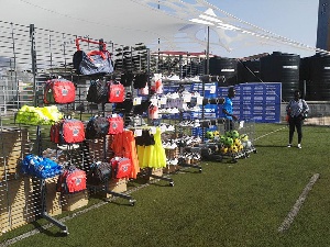 Decathlon Ghana donated sports wear and equipment's at the  Private Schools Football gala