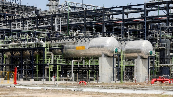 The newly-commissioned Dangote Petroleum refinery in Ibeju-Lekki, Lagos, Nigeria