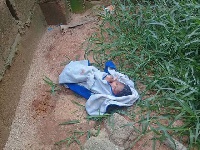 File photo: The baby was found in a polythene bag